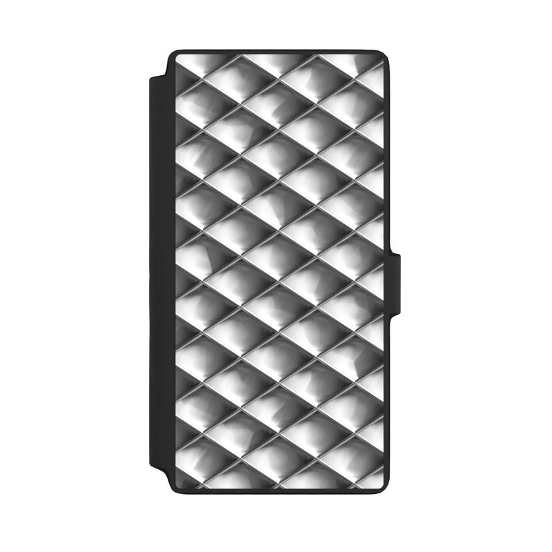 Galaxy S22 Ultra NIVOflip Glamour Silver Squares