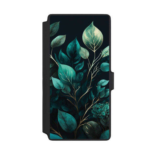 Samsung Galaxy S22 Ultra NIVOflip Eukalyptus dunkler Hintergrund