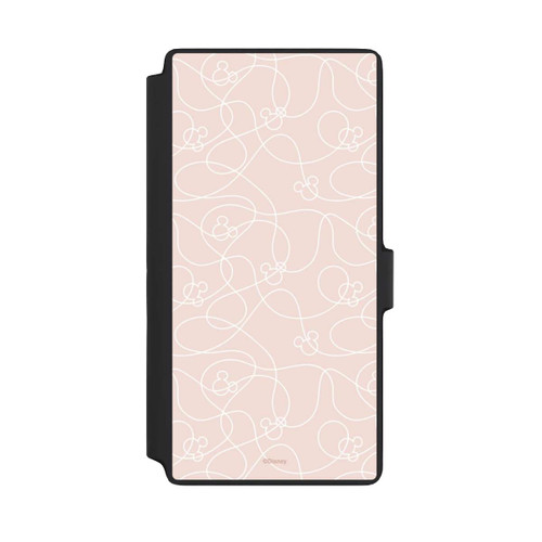 Samsung Galaxy S22 Ultra NIVOflip Micky Line Art Pattern Rose 
