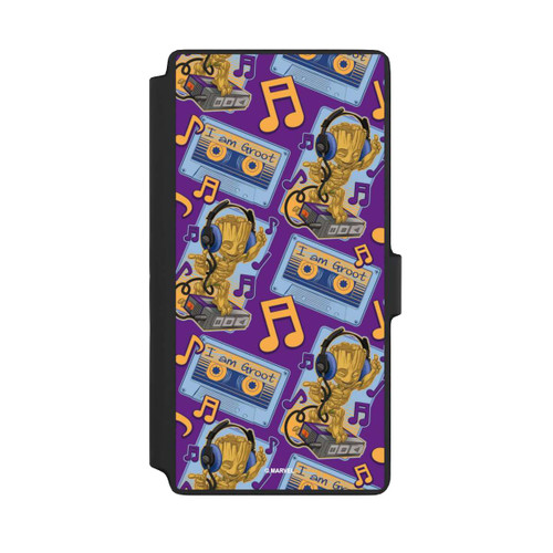 Samsung Galaxy S22 Ultra NIVOflip Groot Comic Headphones Guardians of the Galaxy