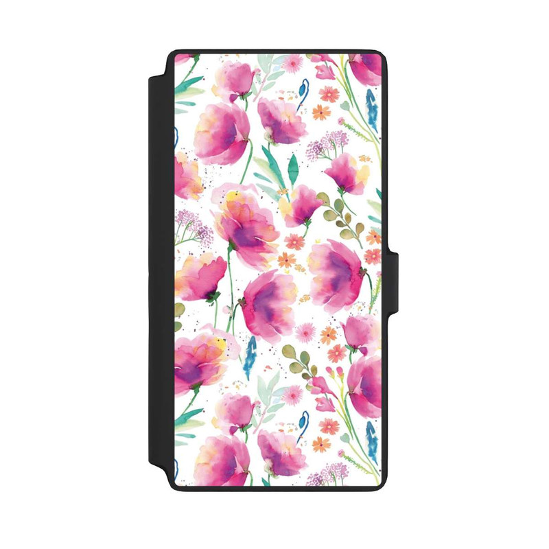 Galaxy S22 Ultra NIVOflip Coquelicots abstraits aquarelle