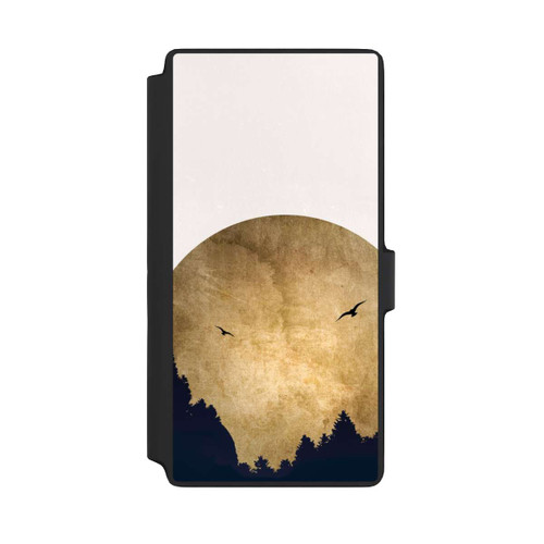 Samsung Galaxy S22 Ultra NIVOflip Zwei Vögel vor Mond