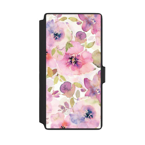 Samsung Galaxy S22 Ultra NIVOflip Tapete mit rosa Blumen