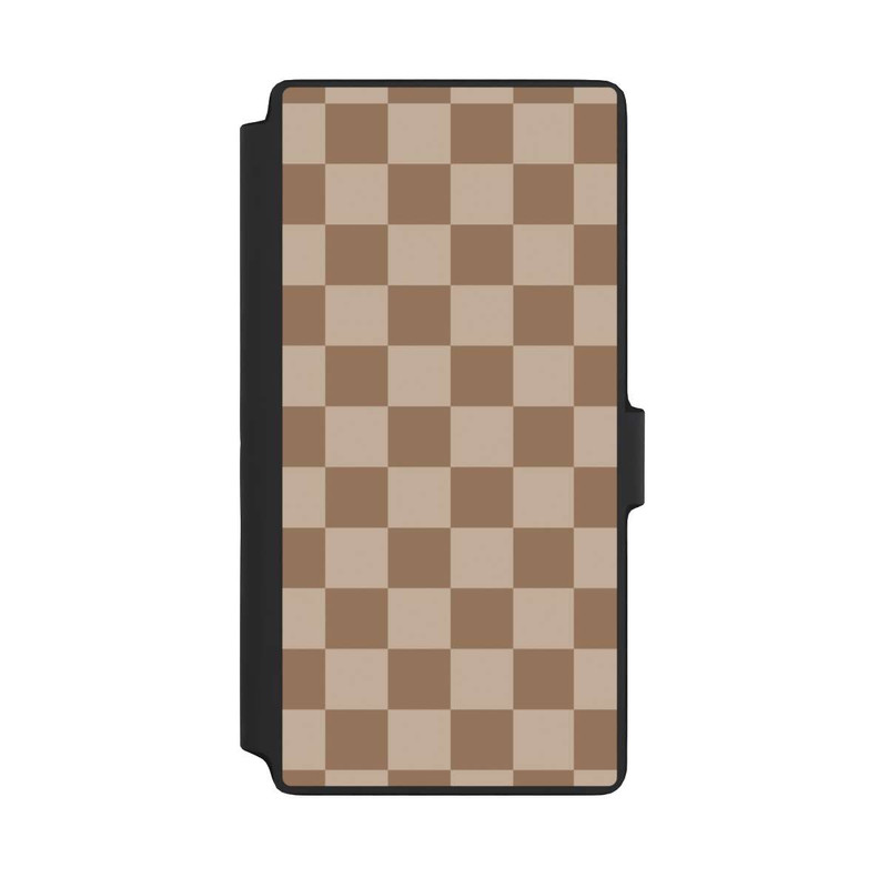 Galaxy S22 Ultra NIVOflip Carreaux marron