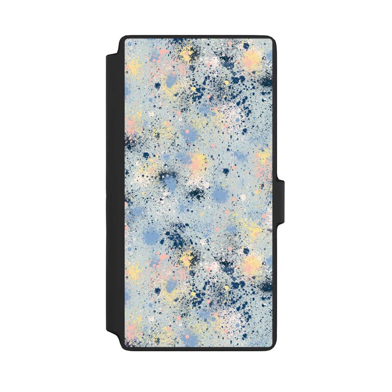 Galaxy S22 Ultra NIVOflip Ink Dripping Dust Texture Blue