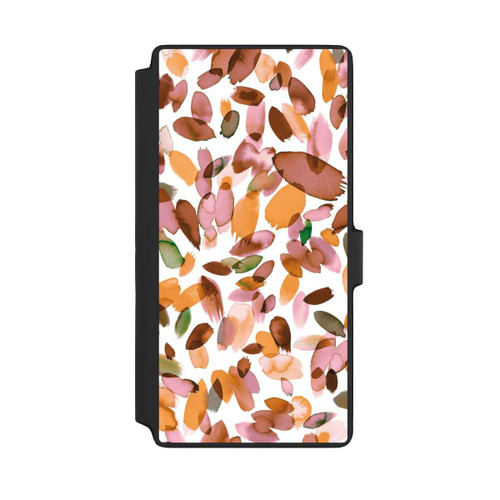 Samsung Galaxy S22 Ultra NIVOflip Watercolor Petal Stains Orange