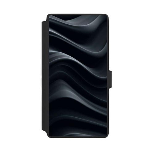 Samsung Galaxy S22 Ultra NIVOflip Black Waves Texture