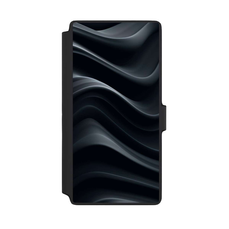 Galaxy S22 Ultra NIVOflip Black Waves Texture