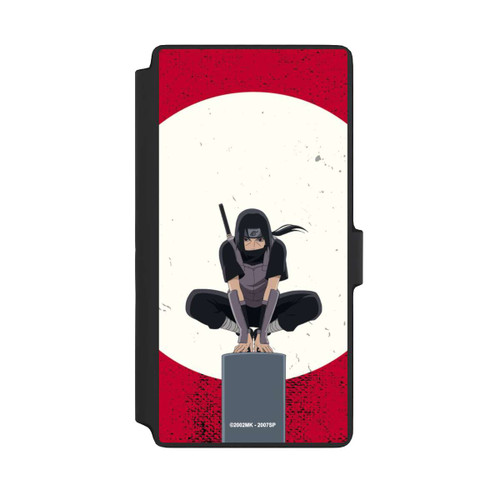 Samsung Galaxy S22 Ultra NIVOflip Itachi Uchiha Symbol Roter Hintergrund
