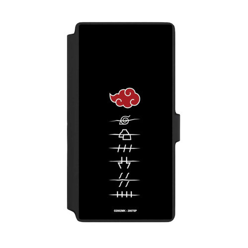 Samsung Galaxy S22 Ultra NIVOflip Akatsuki Mitgliedssymbole Schwarz