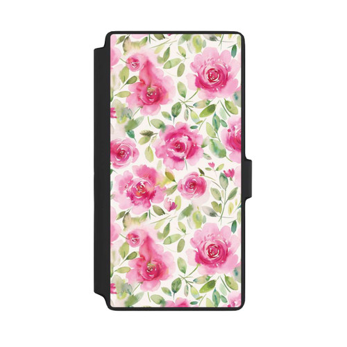 Samsung Galaxy S22 Ultra NIVOflip Aquarell Frische Rosen