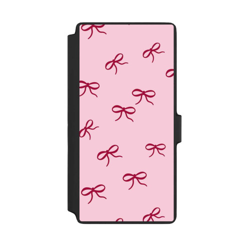 Samsung Galaxy S22 Ultra NIVOflip Schleifen Muster Rot Pink