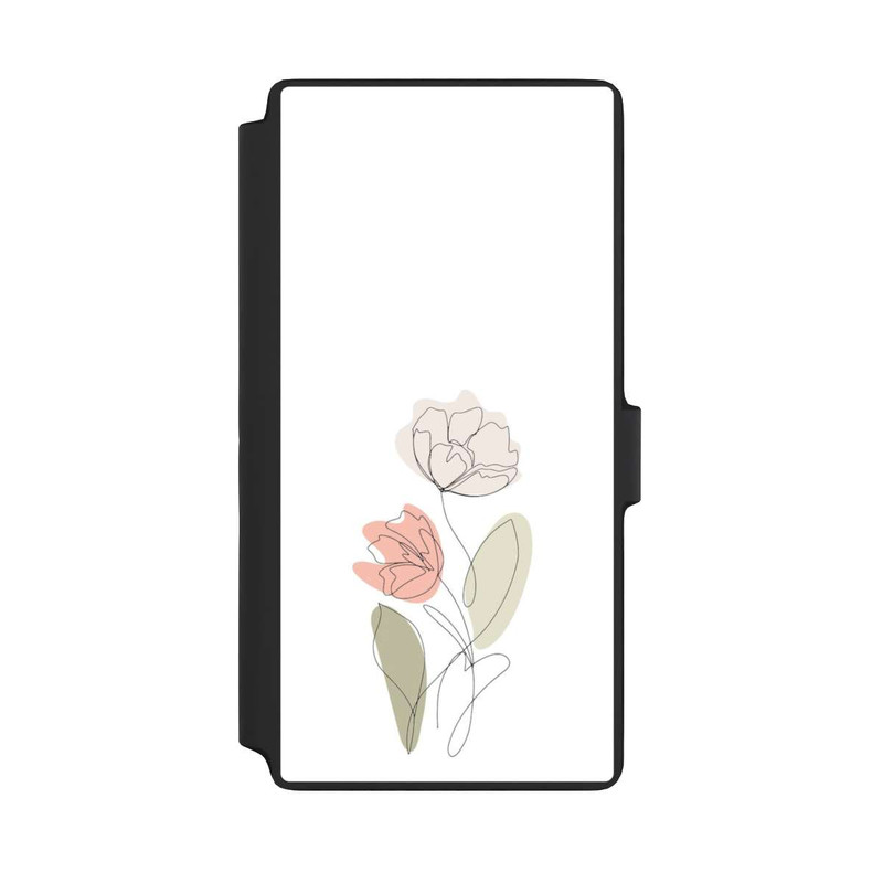 Galaxy S22 Ultra NIVOflip Blume Line Art Beige