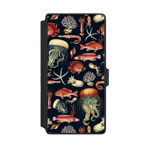 Samsung Galaxy S22 Ultra NIVOflip Tiefseefisch Muster