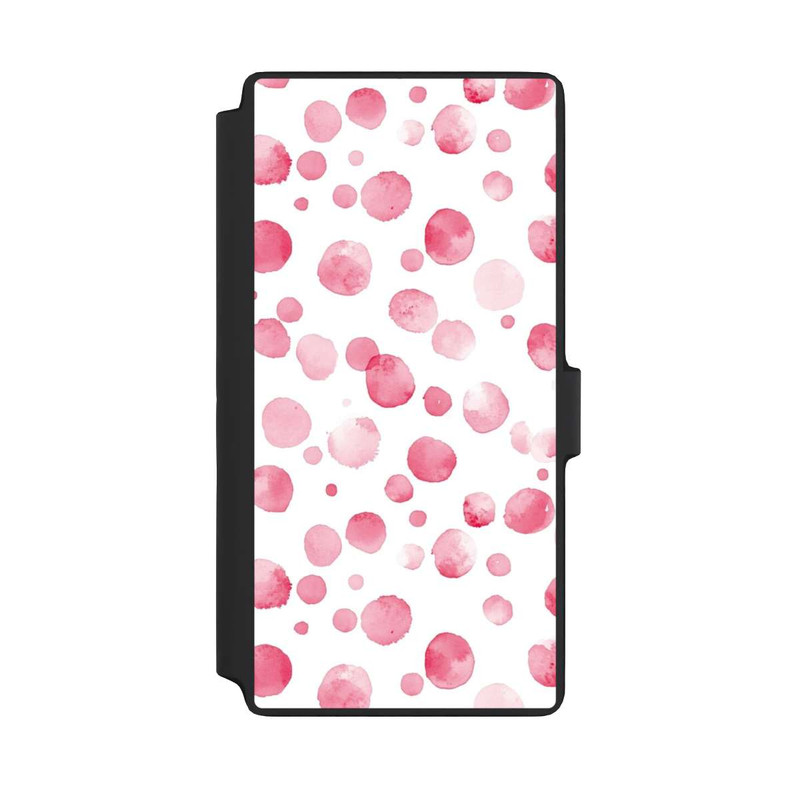Galaxy S22 Ultra NIVOflip Motif aquarelle à pois roses