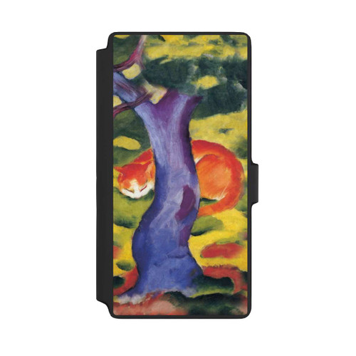 Samsung Galaxy S22 Ultra NIVOflip Katze hinter Einem Baum von Franz Marc