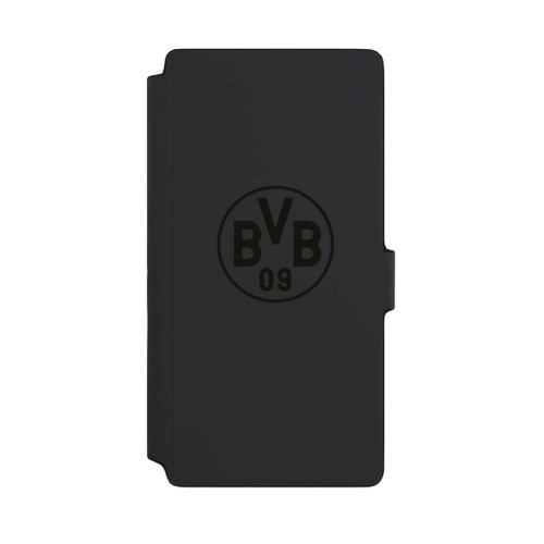 Samsung Galaxy S22 Ultra NIVOflip BVB Logo Schwarz Transparent