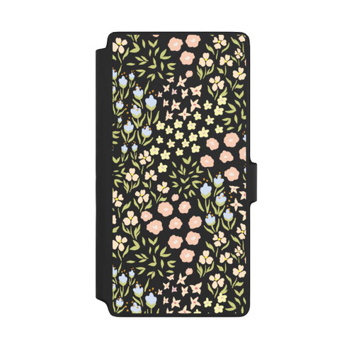 Samsung Galaxy S22 Ultra NIVOflip Blumenmuster Pastell Transparent
