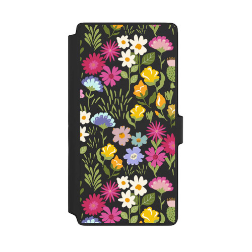 Samsung Galaxy S22 Ultra NIVOflip Bunte Sommerblumen Transparent