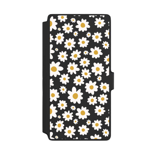 Samsung Galaxy S22 Ultra NIVOflip Daisy Flower Seamless Pattern Transparent