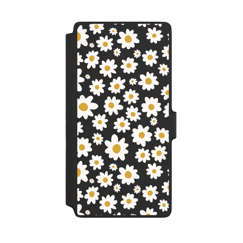 Galaxy S22 Ultra NIVOflip Daisy Flower Seamless Pattern Transparent