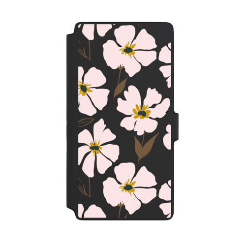 Samsung Galaxy S22 Ultra NIVOflip Simple Pastell Flowers Rose Transparent