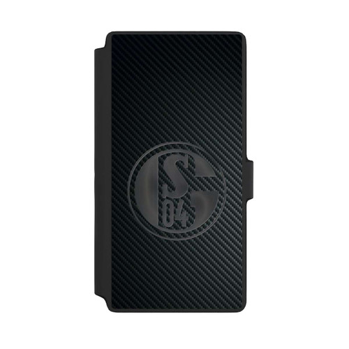 Samsung Galaxy S22 Ultra NIVOflip Schalke 04 Carbon Look