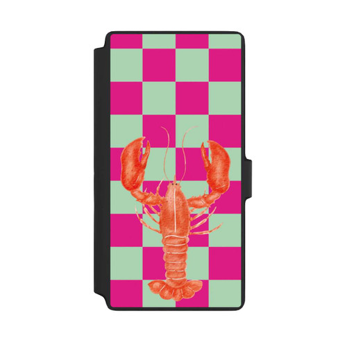 Samsung Galaxy S22 Ultra NIVOflip Pink Checkers Lobster