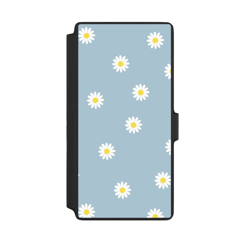 Galaxy S22 Ultra NIVOflip Daisy Pattern on Blue