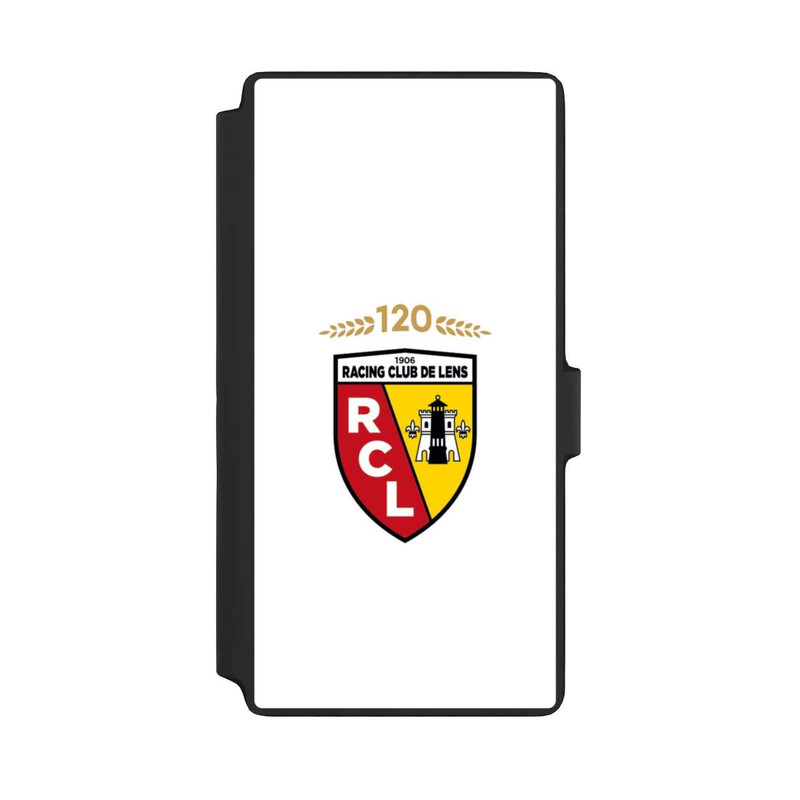 Galaxy S22 Ultra NIVOflip RC Lens 120 Jahre Jubiläums Logo weiß