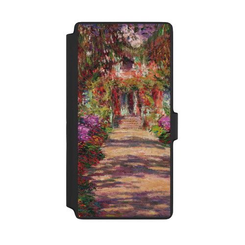 Samsung Galaxy S22 Ultra NIVOflip Eine Allee in Monets Garten in Giverny by Claude Monet
