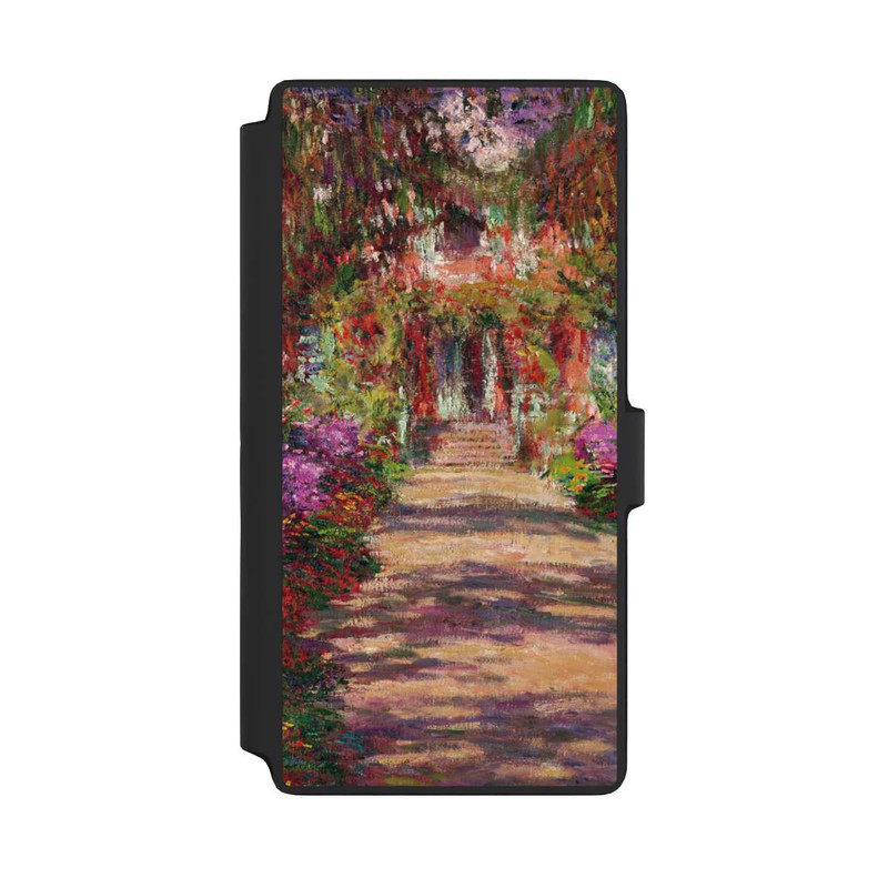 Galaxy S22 Ultra NIVOflip Eine Allee in Monets Garten in Giverny by Claude Monet