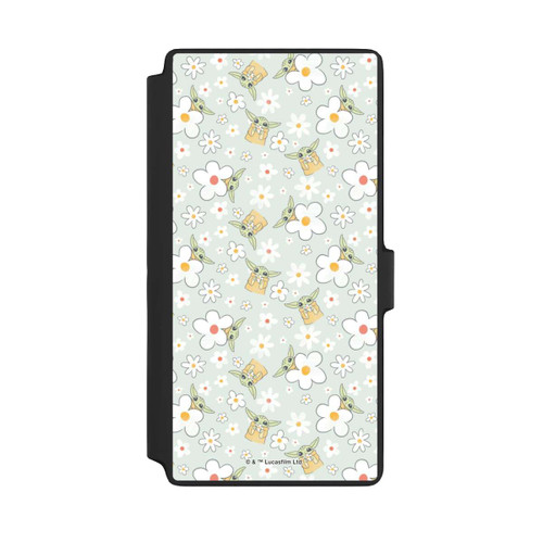 Samsung Galaxy S22 Ultra NIVOflip Baby Yoda Blumen Muster
