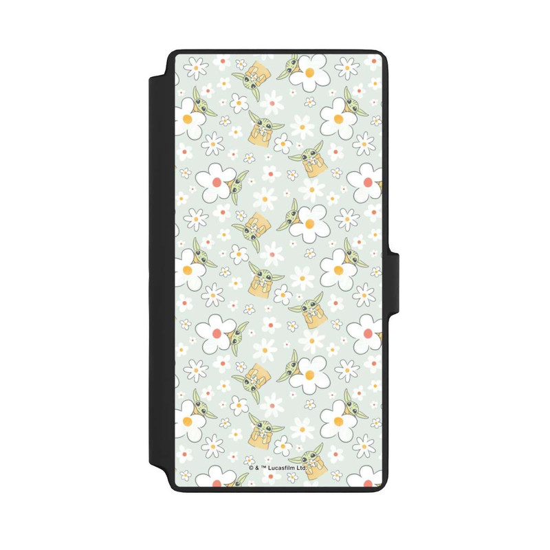 Galaxy S22 Ultra NIVOflip Baby Yoda Blumen Muster