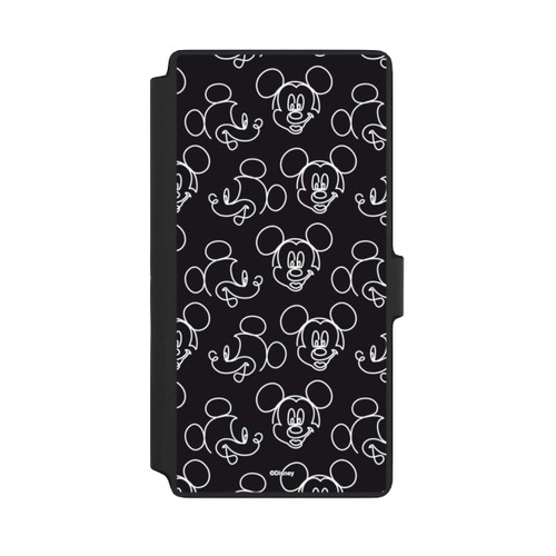 Samsung Galaxy S22 Ultra NIVOflip Disney Mickey Muster Schwarz