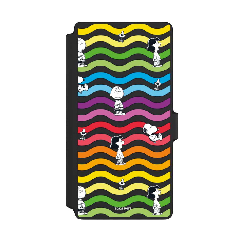 Galaxy S22 Ultra NIVOflip Snoopy Pattern Rainbow Transparent