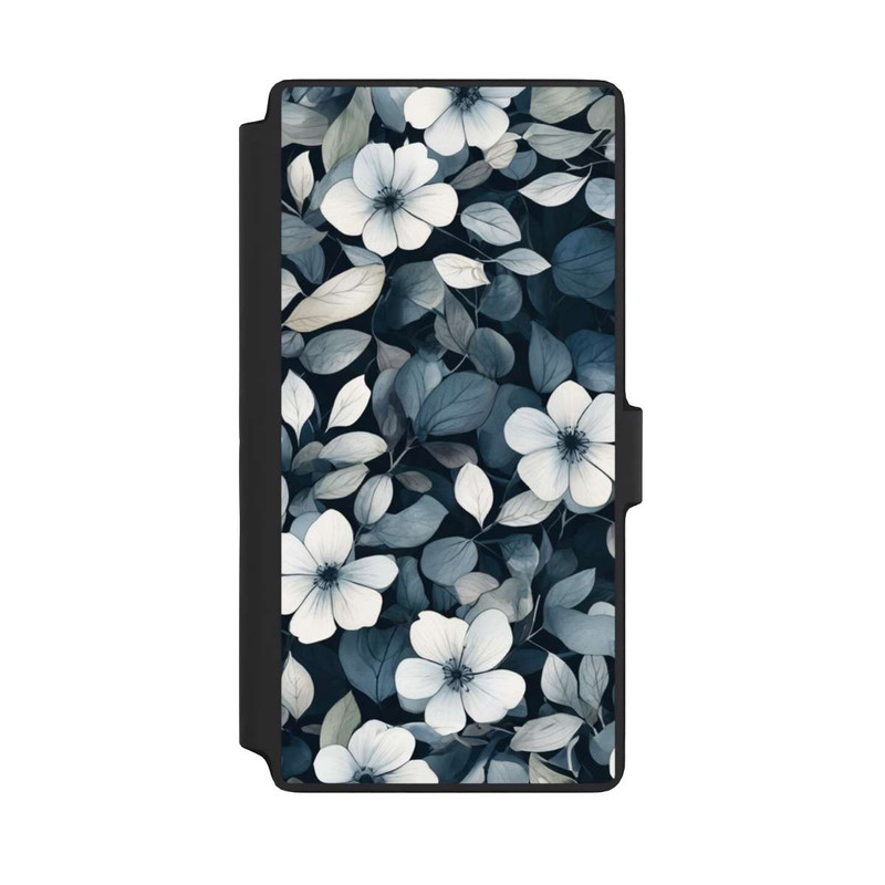 Galaxy S22 Ultra NIVOflip Blaue Negativblumen mit KI