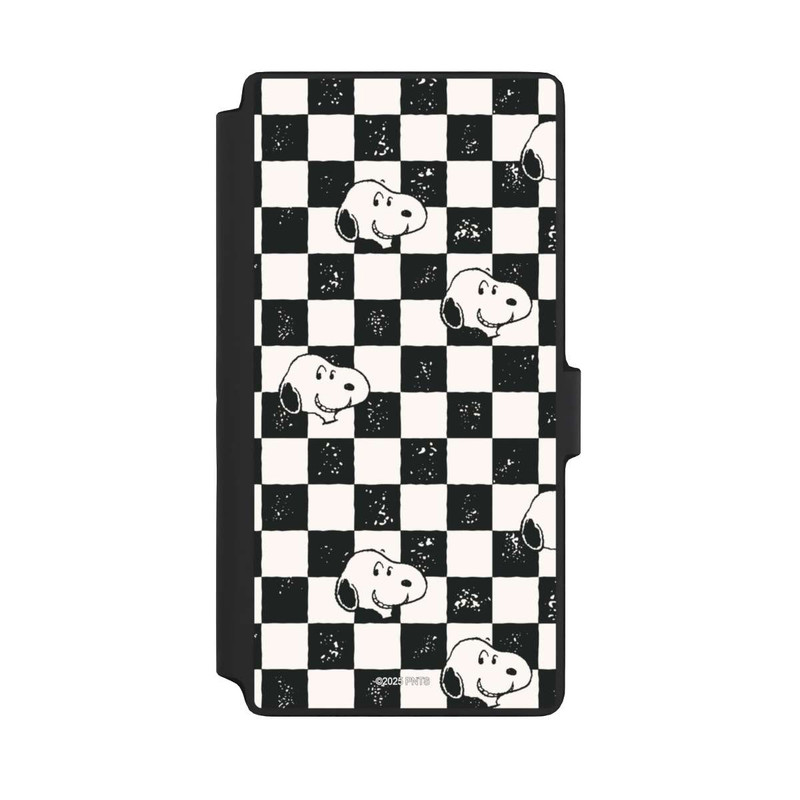 Galaxy S22 Ultra NIVOflip Snoopy Heads Checked Pattern