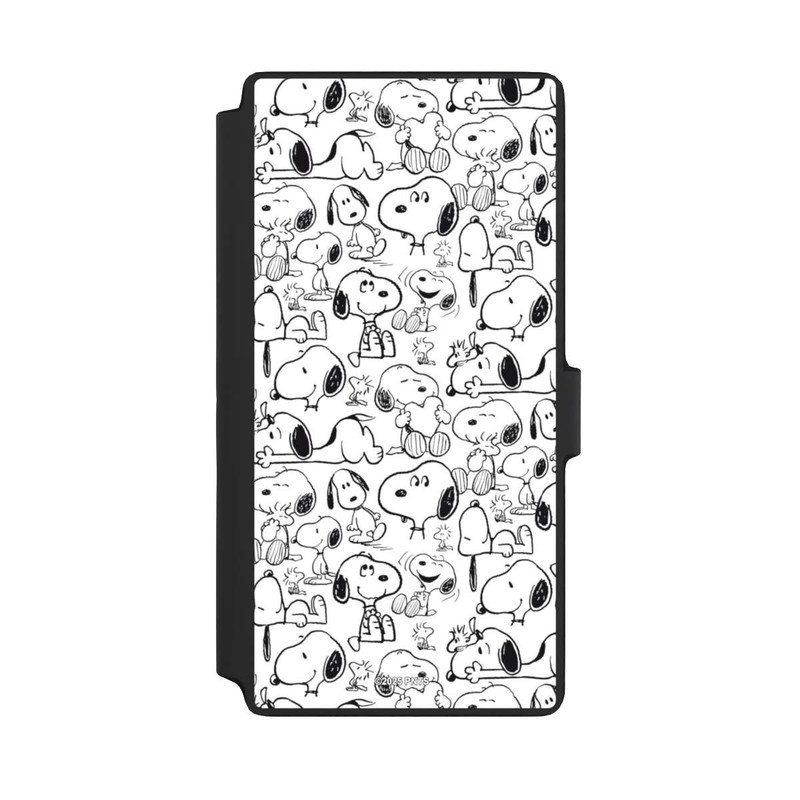 Galaxy S22 Ultra NIVOflip Classic Snoopy Pattern White