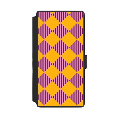 Samsung Galaxy S22 Ultra NIVOflip Diamond Pattern Red Yellow