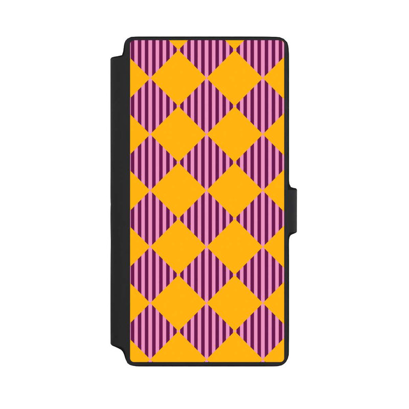 Galaxy S22 Ultra NIVOflip Diamond Pattern Red Yellow
