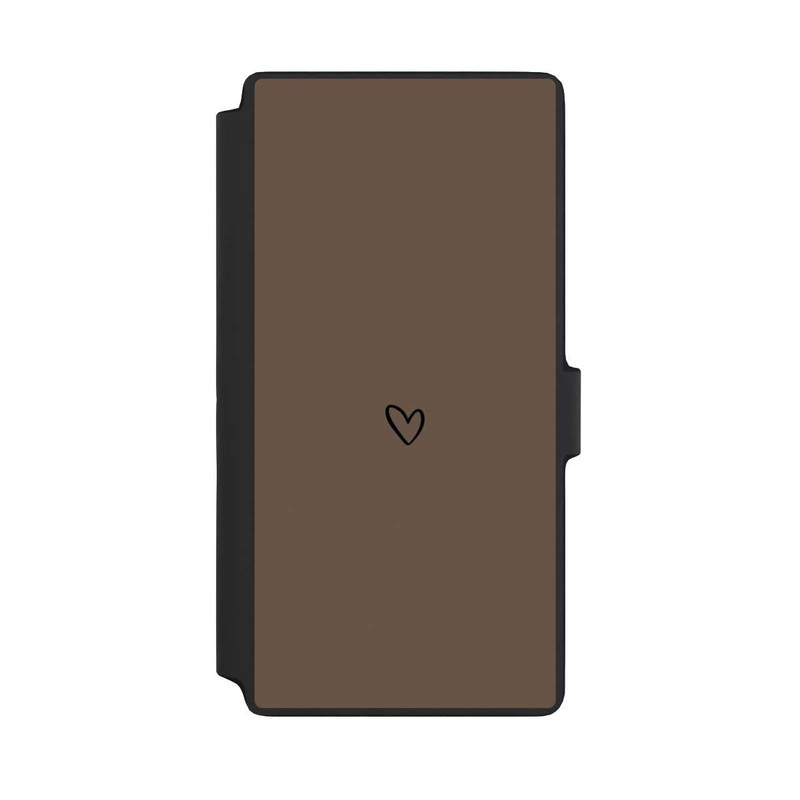 Galaxy S22 Ultra NIVOflip Herz Minimalistisch Braun