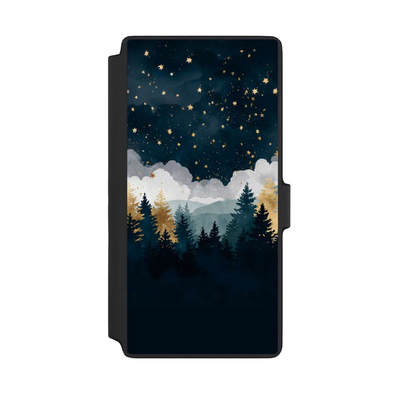 Galaxy S22 Ultra NIVOflip nächtlicher Wald Indigo