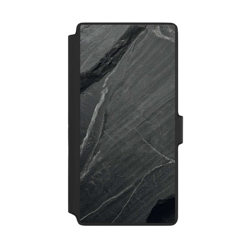 Samsung Galaxy S22 Ultra NIVOflip Stein Textur Grau mit KI