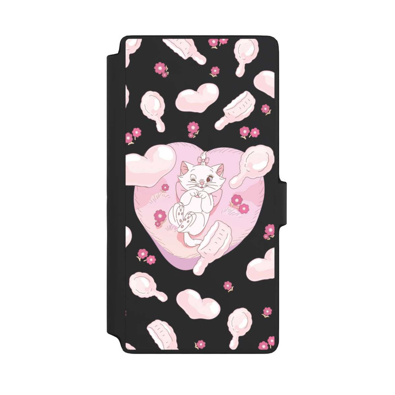 Galaxy S22 Ultra NIVOflip Aristochats Marie Cœurs Rose Transparent