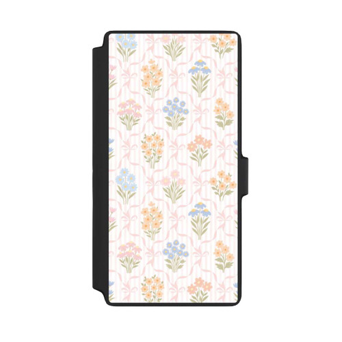 Samsung Galaxy S22 Ultra NIVOflip Vintage Frühlingsblumenstrauß im Cottagecore Stil