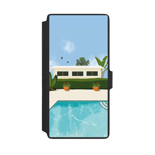 Samsung Galaxy S22 Ultra NIVOflip California Backyard by Roberta Murray