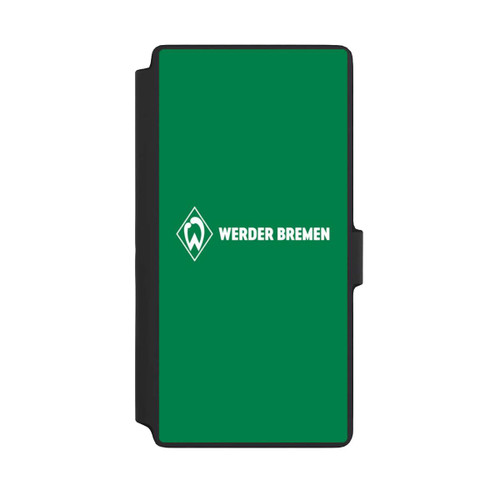 Samsung Galaxy S22 Ultra NIVOflip Werder Bremen Schriftzug Raute Grün