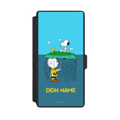Samsung Galaxy S22 Ultra NIVOflip Charlie Brown Regen Personalisierbar