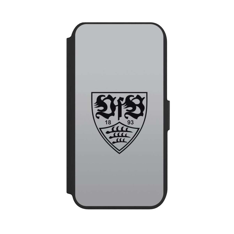 iPhone SE 2022 NIVOflip VfB Stuttgart Wappen Grau